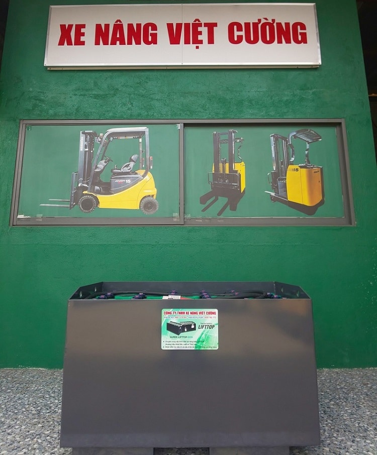 Bình điện xe nâng tại khu công nghiệp Ô Môn