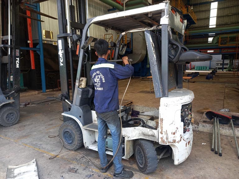 Bảo dưỡng xe nâng tại Trà Vinh