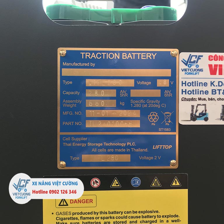Bình điện 48V-280 ah
